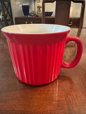 Corningware Colours 20 Oz. Stoneware Mug French Red Soup Latte Cocoa